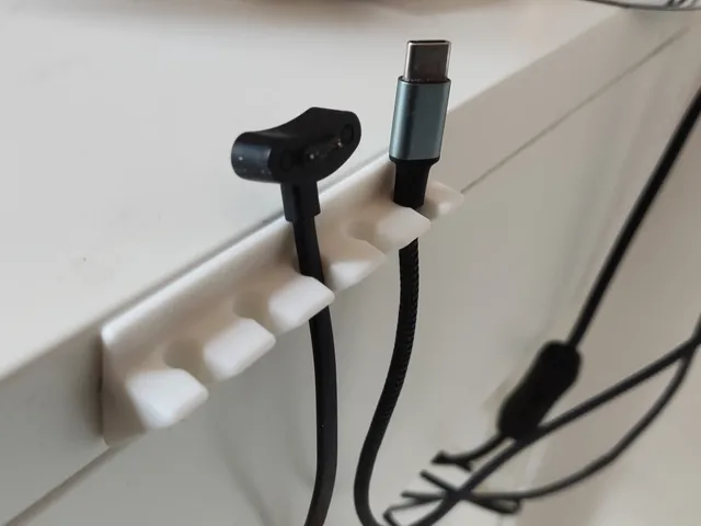 Cable Holder with magnet holes