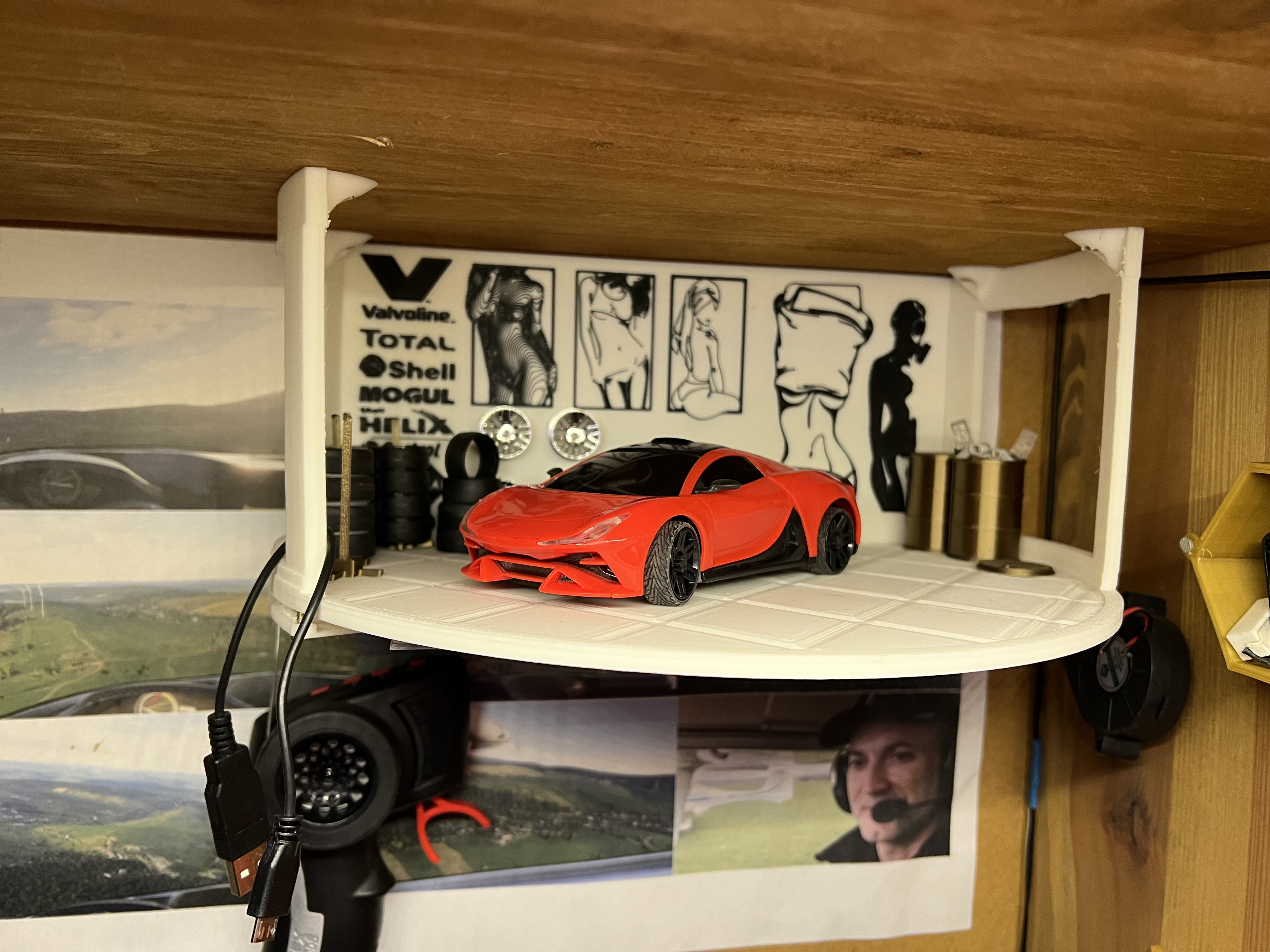 RC car garage