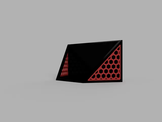 Hexagonal Display Shelf