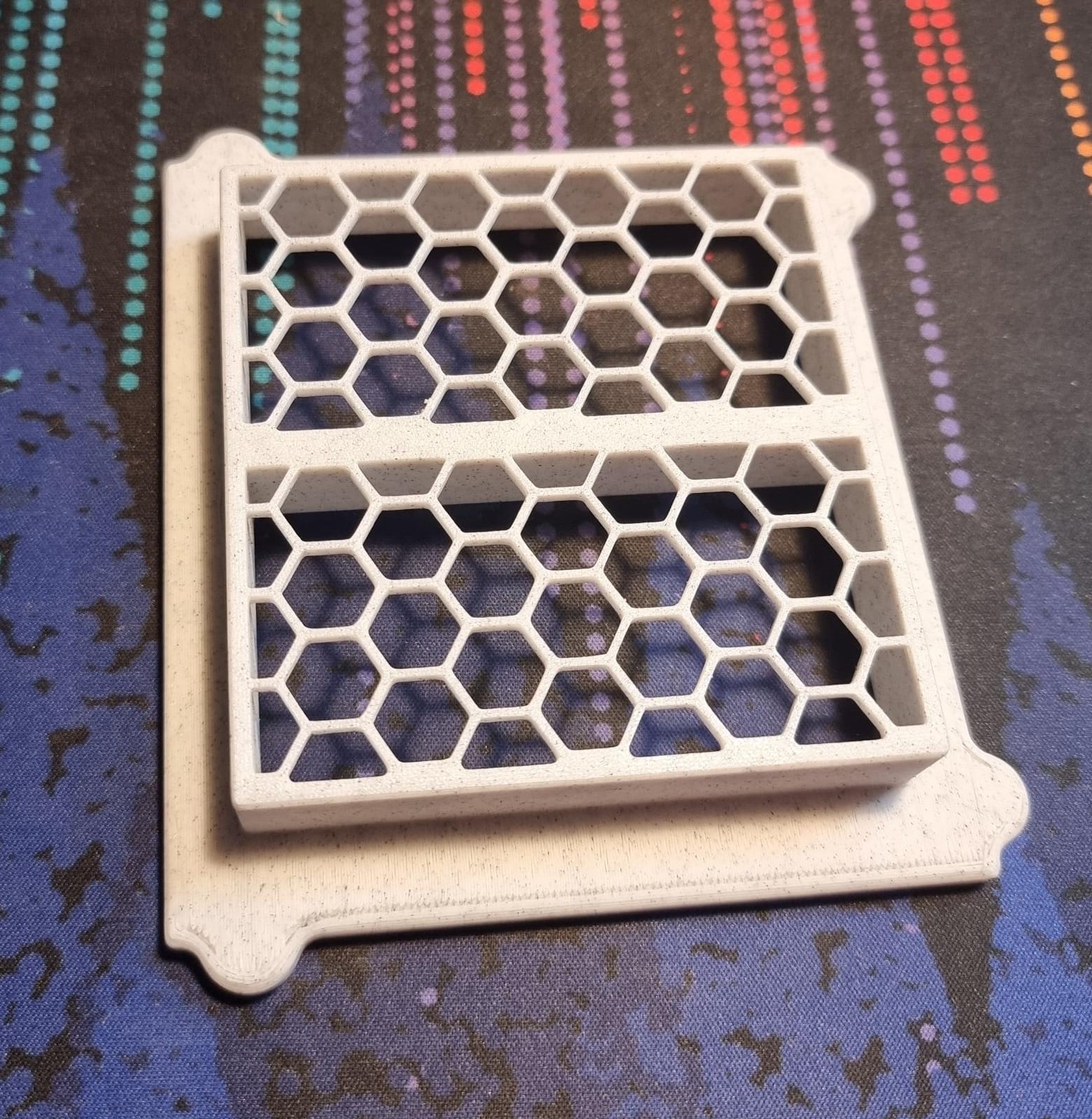 Bambulab X1 magnetic HEPA holder for 2x  ~41x91mm filters