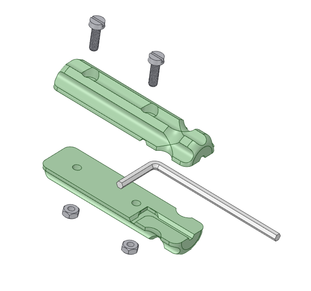 simple Grips for Allen Wrenches 1.5 / 2 / 2.5 / 3 / 4 / 5 mm by