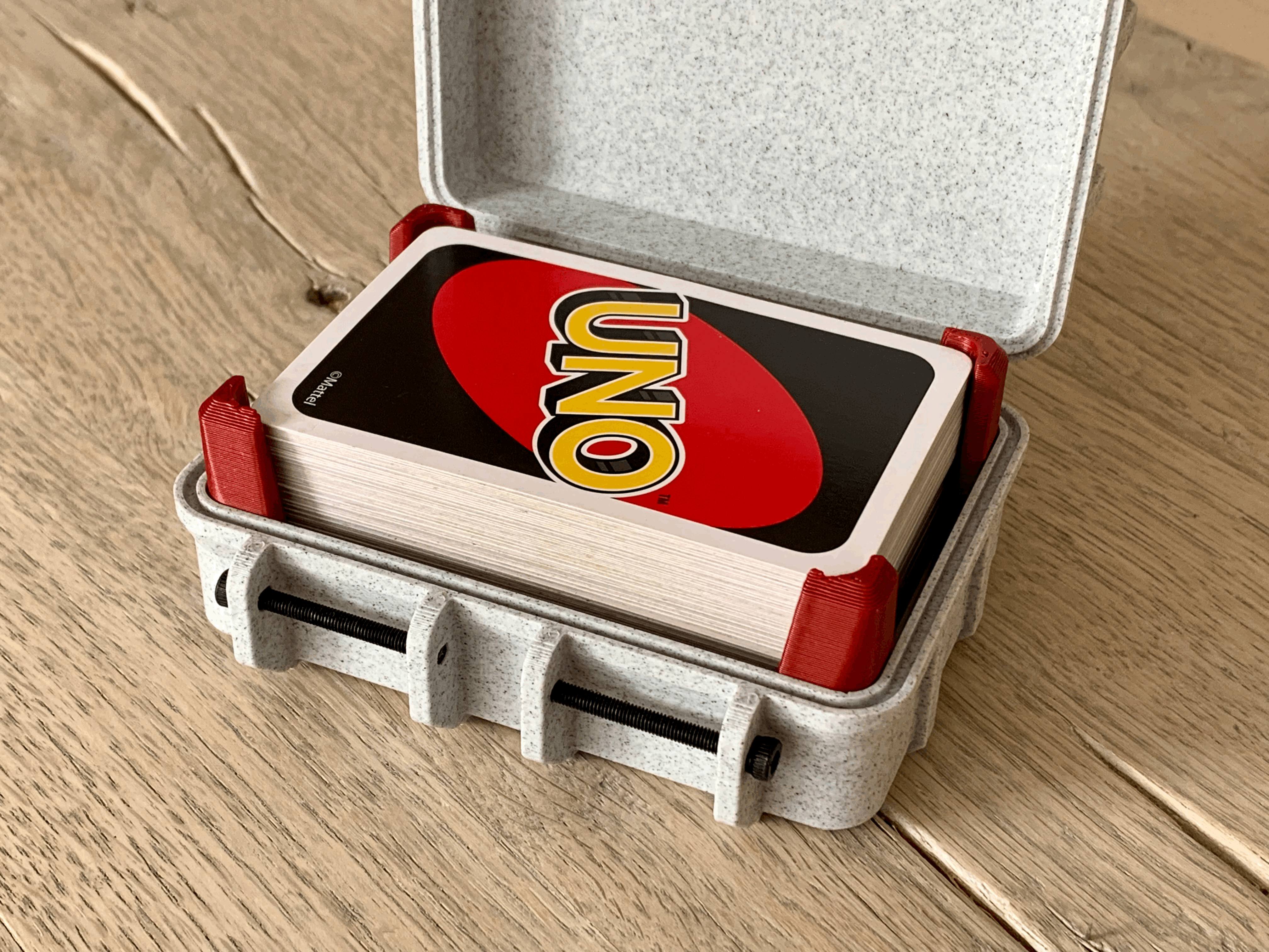 UNO Card Box Deck Holder Kartenschachtel by chmeee, Download free STL  model