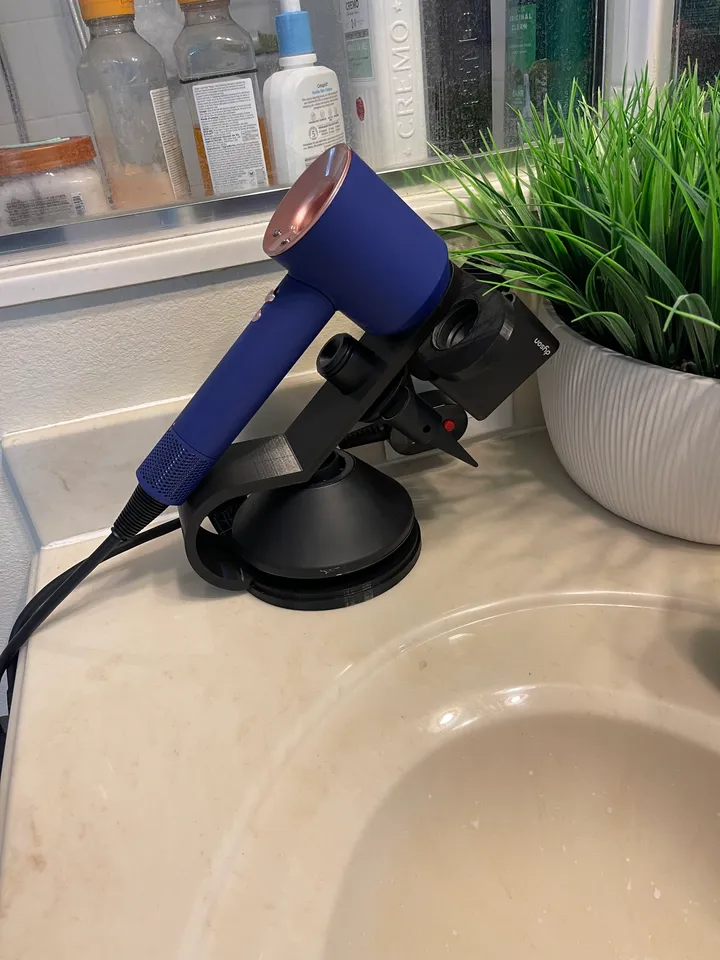 Dyson hair dryer stand for the wife : r/3Dprinting