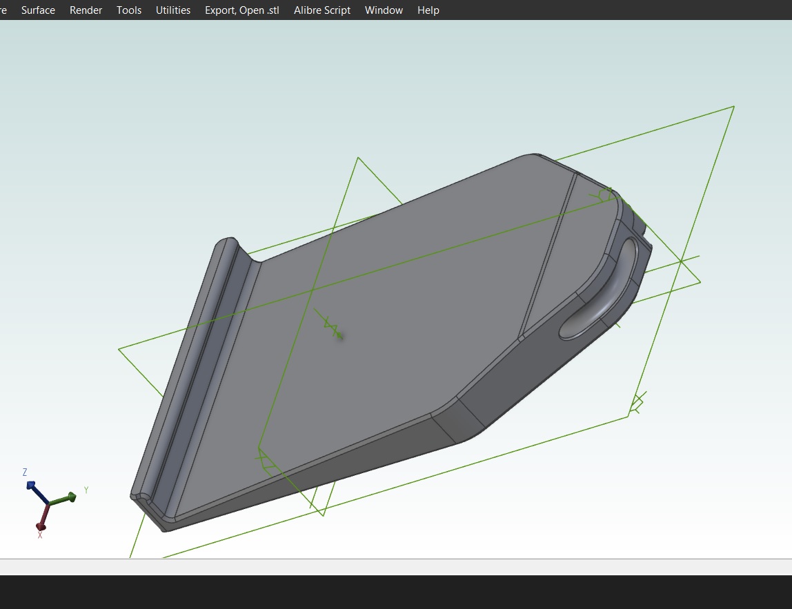 Steering Wheel Phone Holder by Ken226 Download free STL model