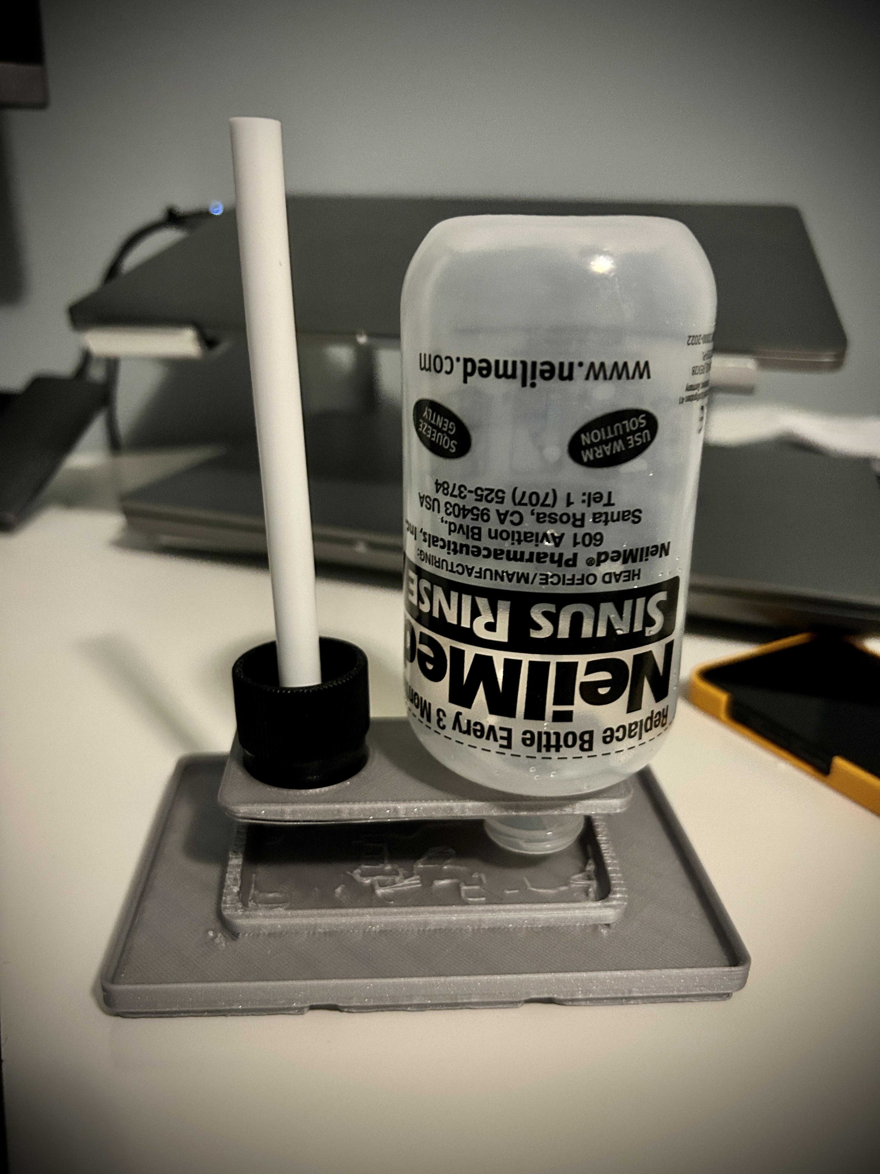 Gridfinity NeilMed Sinus Rinse Drying Stand