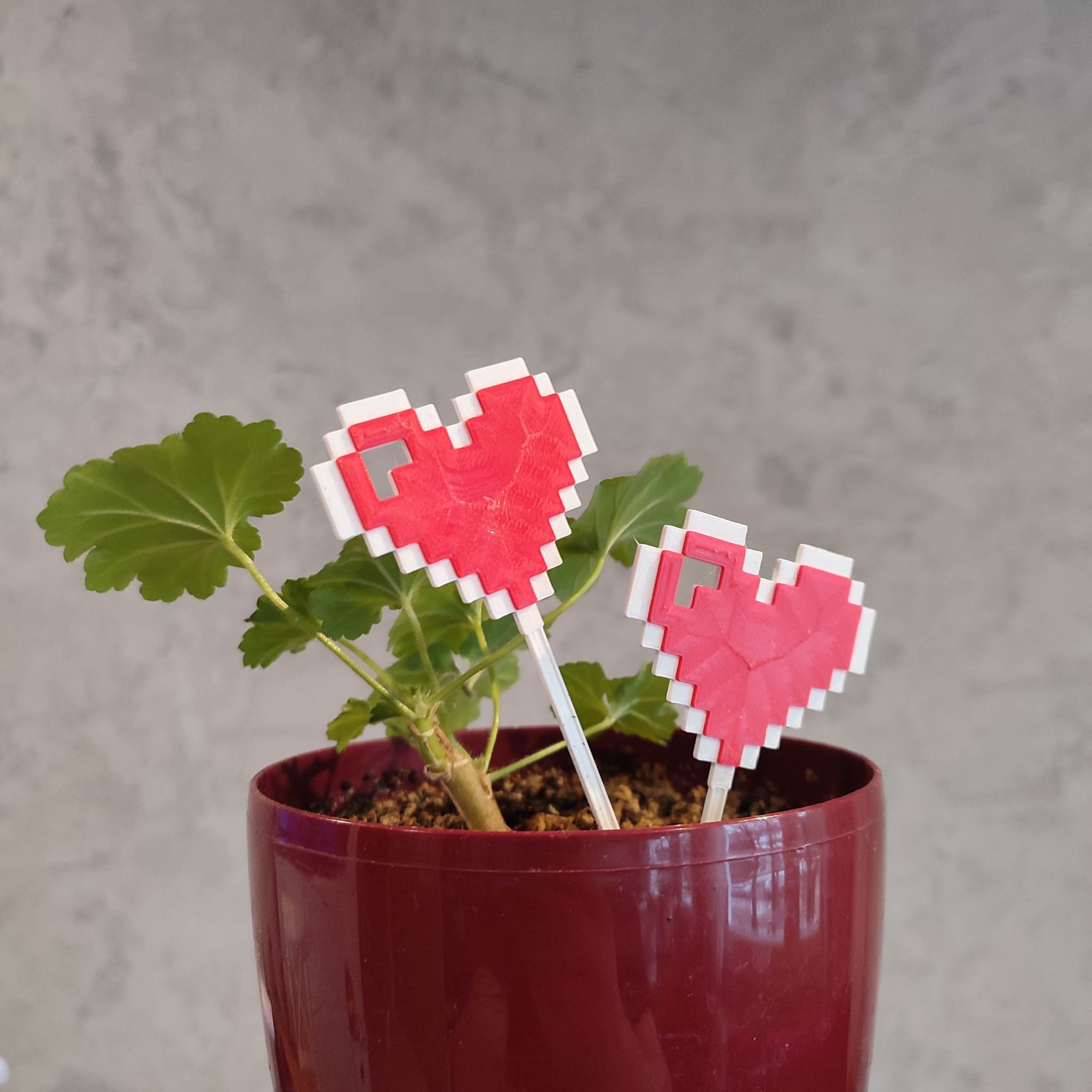 Pixel Heart simple Topper