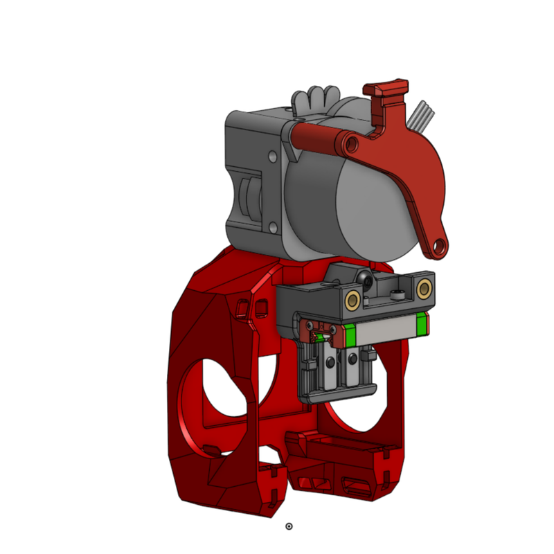 Metall-CNC-Schlitten Für 0.2 V0.2 3D-Drucker – Direktantrieb MGN7H X-Carriage Für Mini-Stealthburner, Aus Aluminiumlegierung