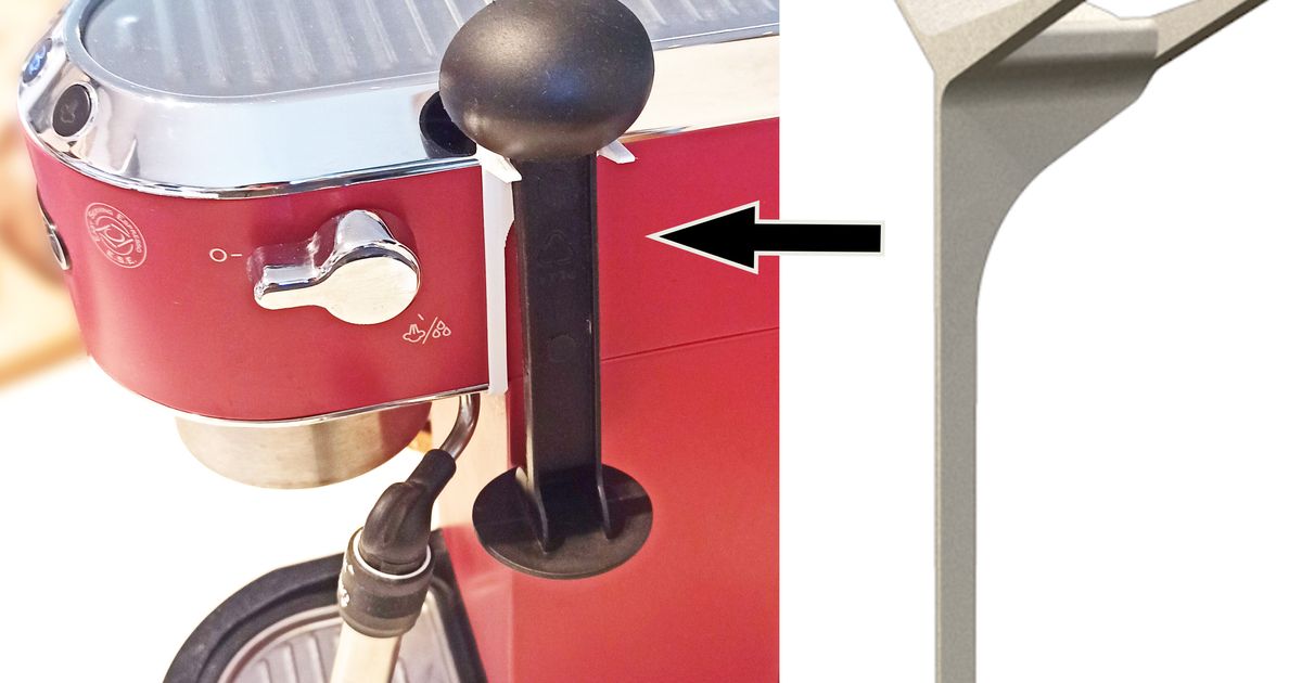 Tamper holder Delonghi Dedica by GreenCopper Download free STL model