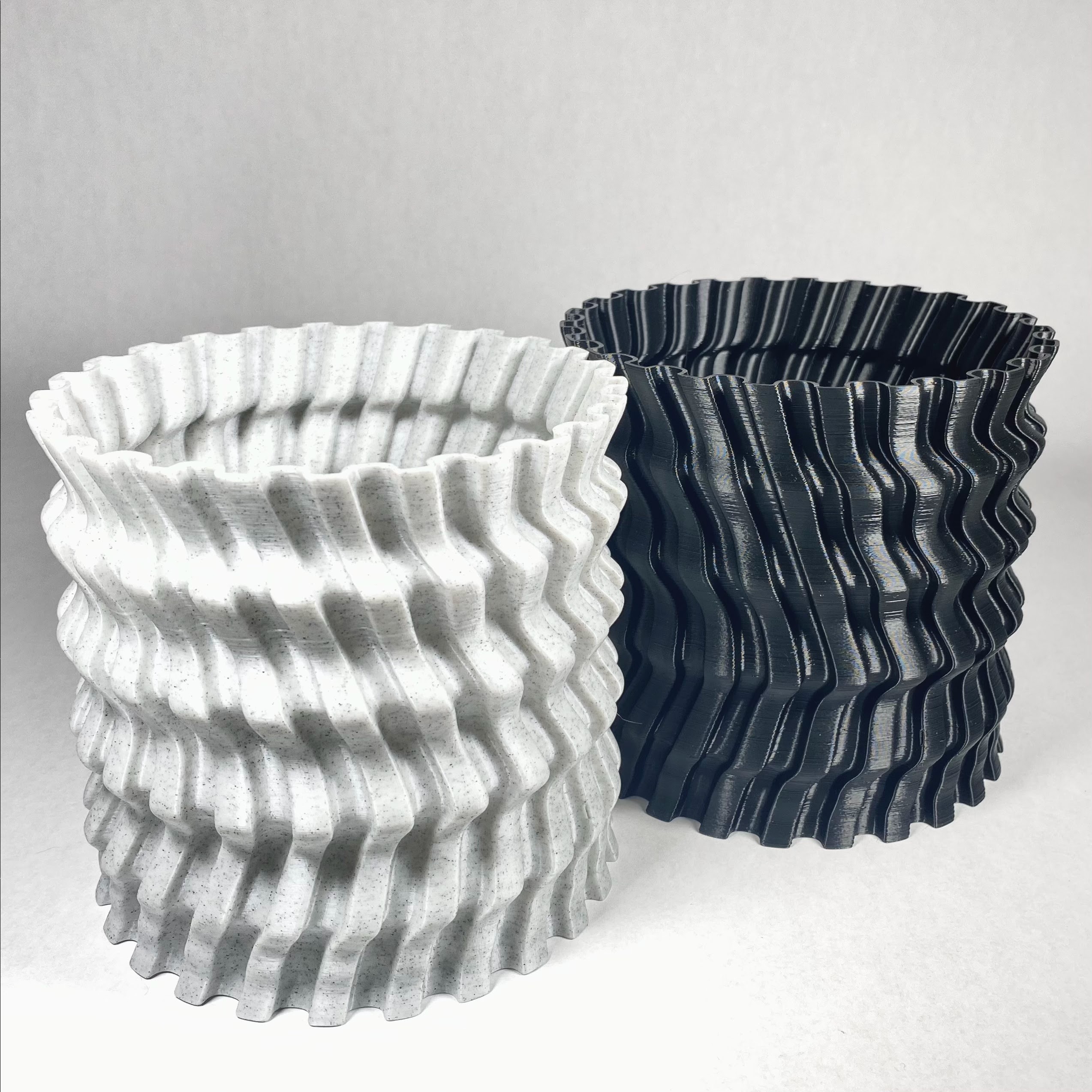 Miniatura 5 do modelo 3D Zig Zag Planters
