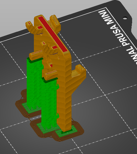 Miniatura 2 do modelo 3D Pegboard Caliper-Holder
