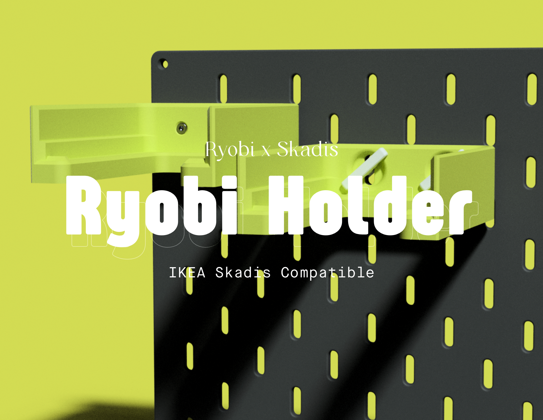 Ryobi x Skadis - Power Tool Holder