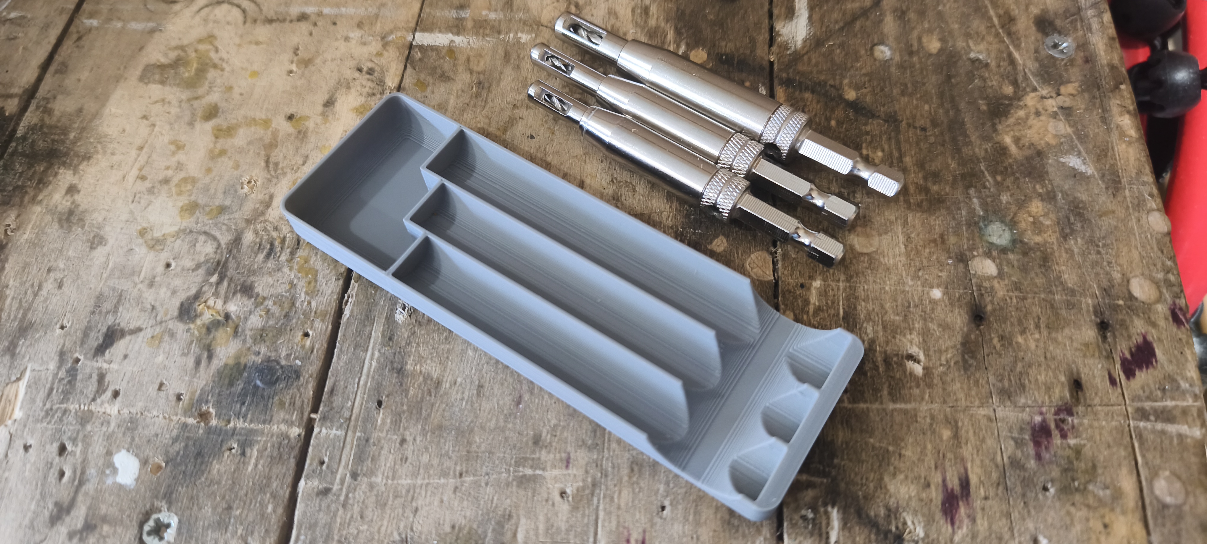 Gridfinity Self-Centering Drill Bits Organiser