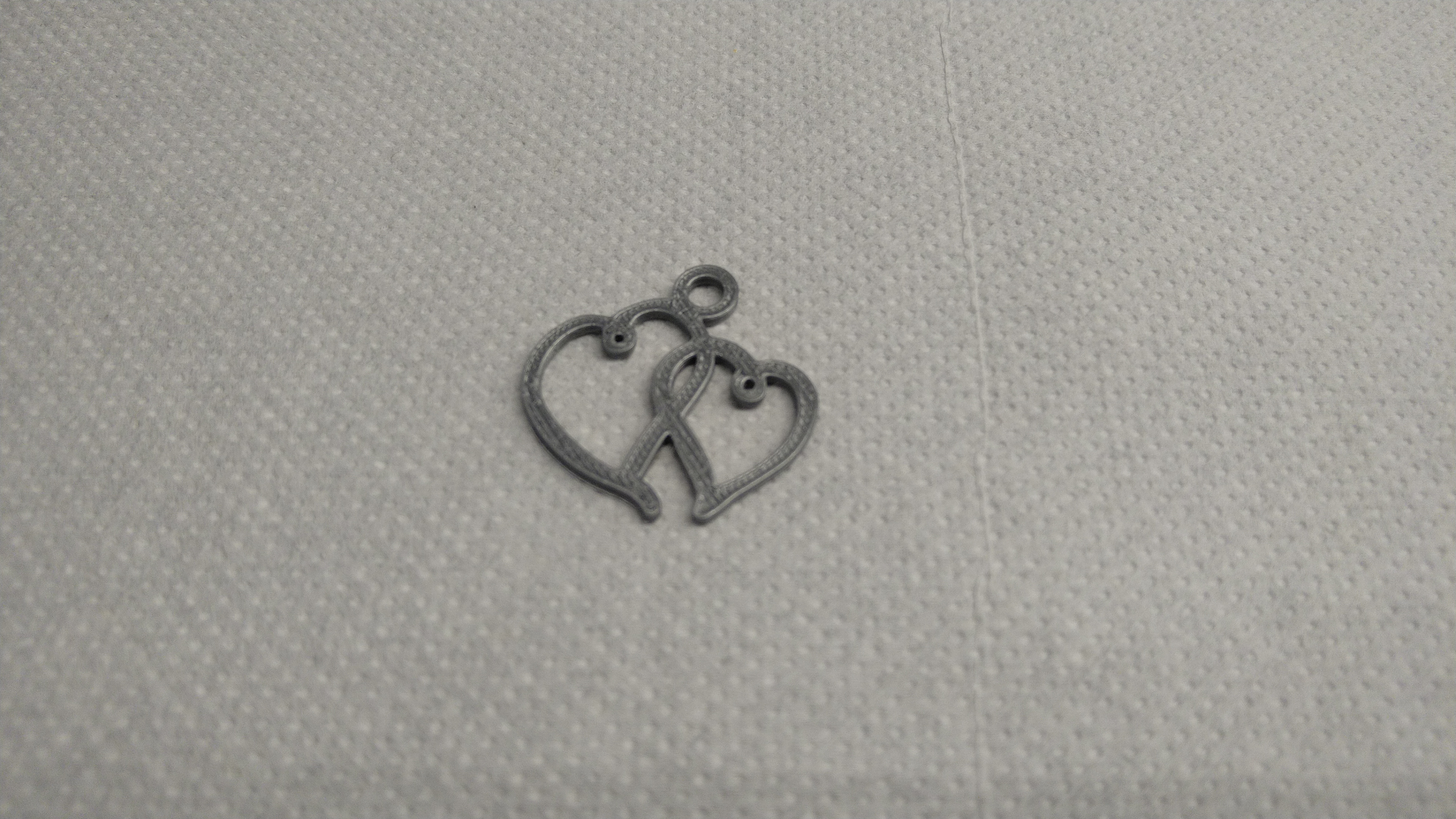 Miniatura 2 do modelo 3D Interlocking Hearts