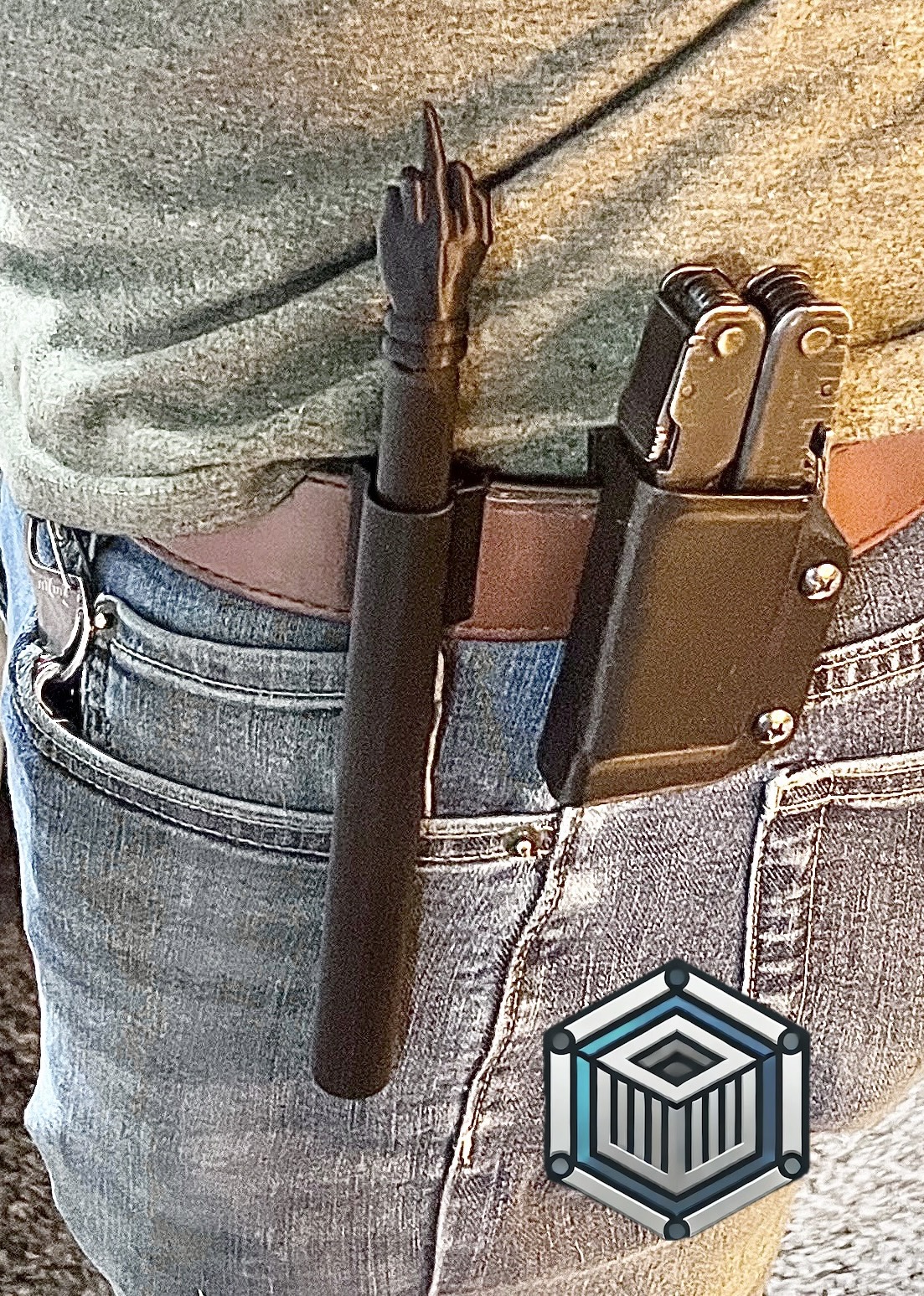 Miniatura 3 do modelo 3D Telescopic Tiny hand holster