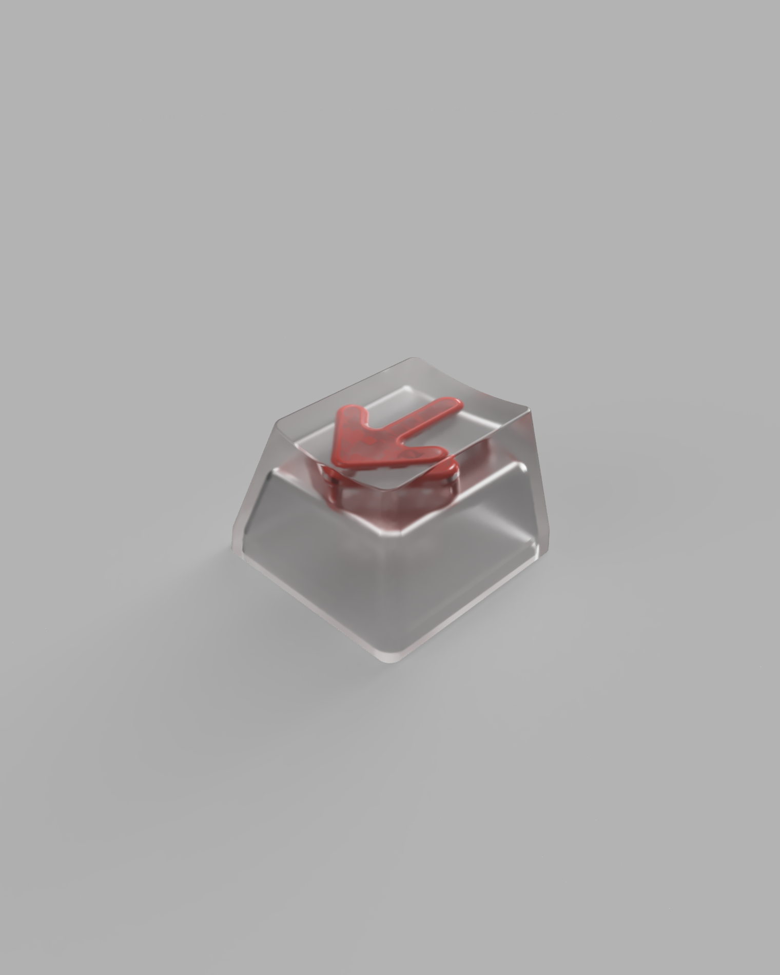 Resin Keycap, infill arrow (cherry MX)