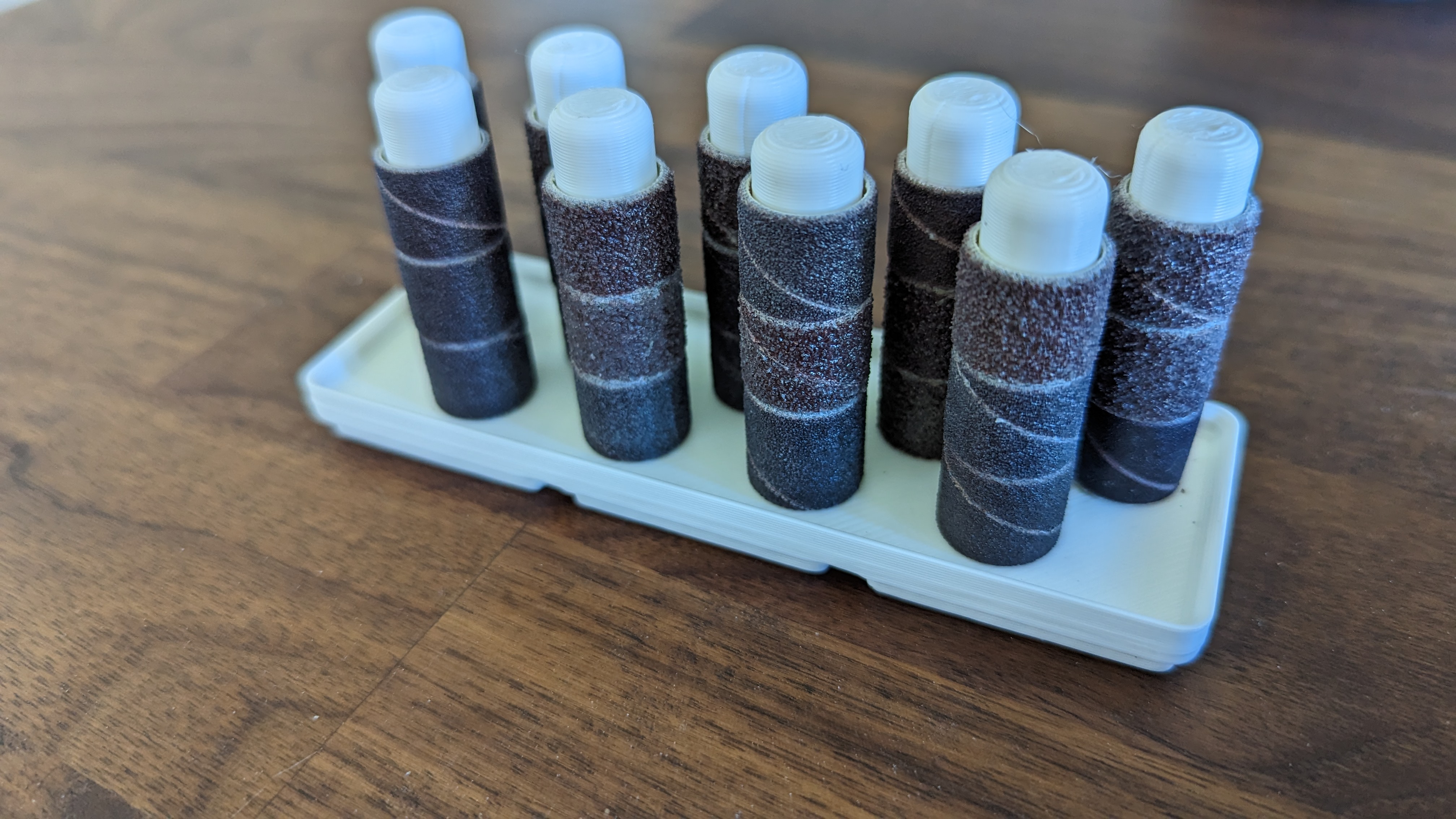 Gridfinity Dremel Sanding Band Holder by AaronOaks Download free STL