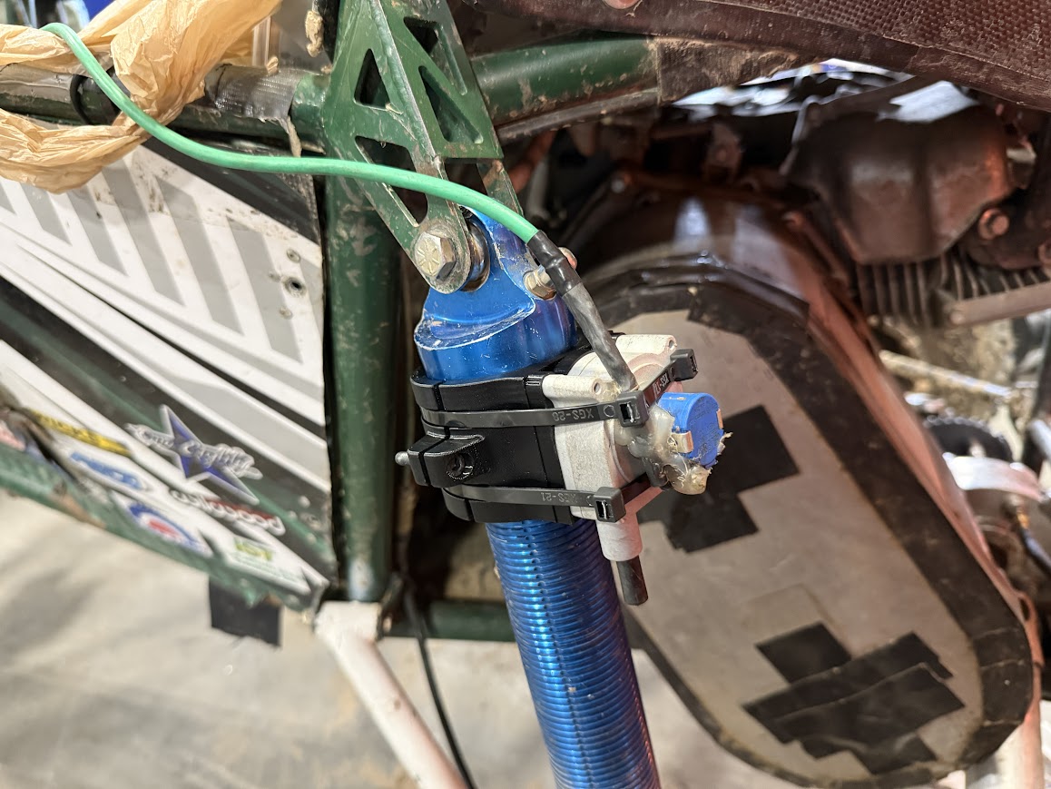 String Potentiometer Mount for Afco Shocks (SAE BAJA)