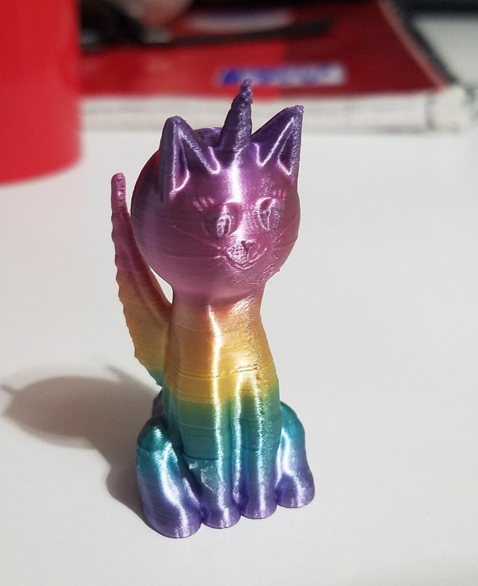 Caticorn (unicorn, pegasus, kitty)