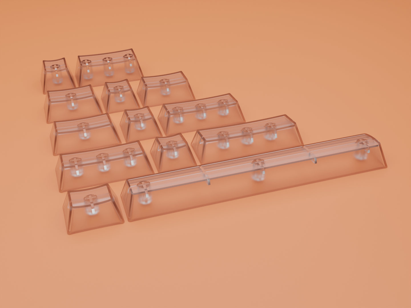 Miniatura 2 do modelo 3D Keycap set