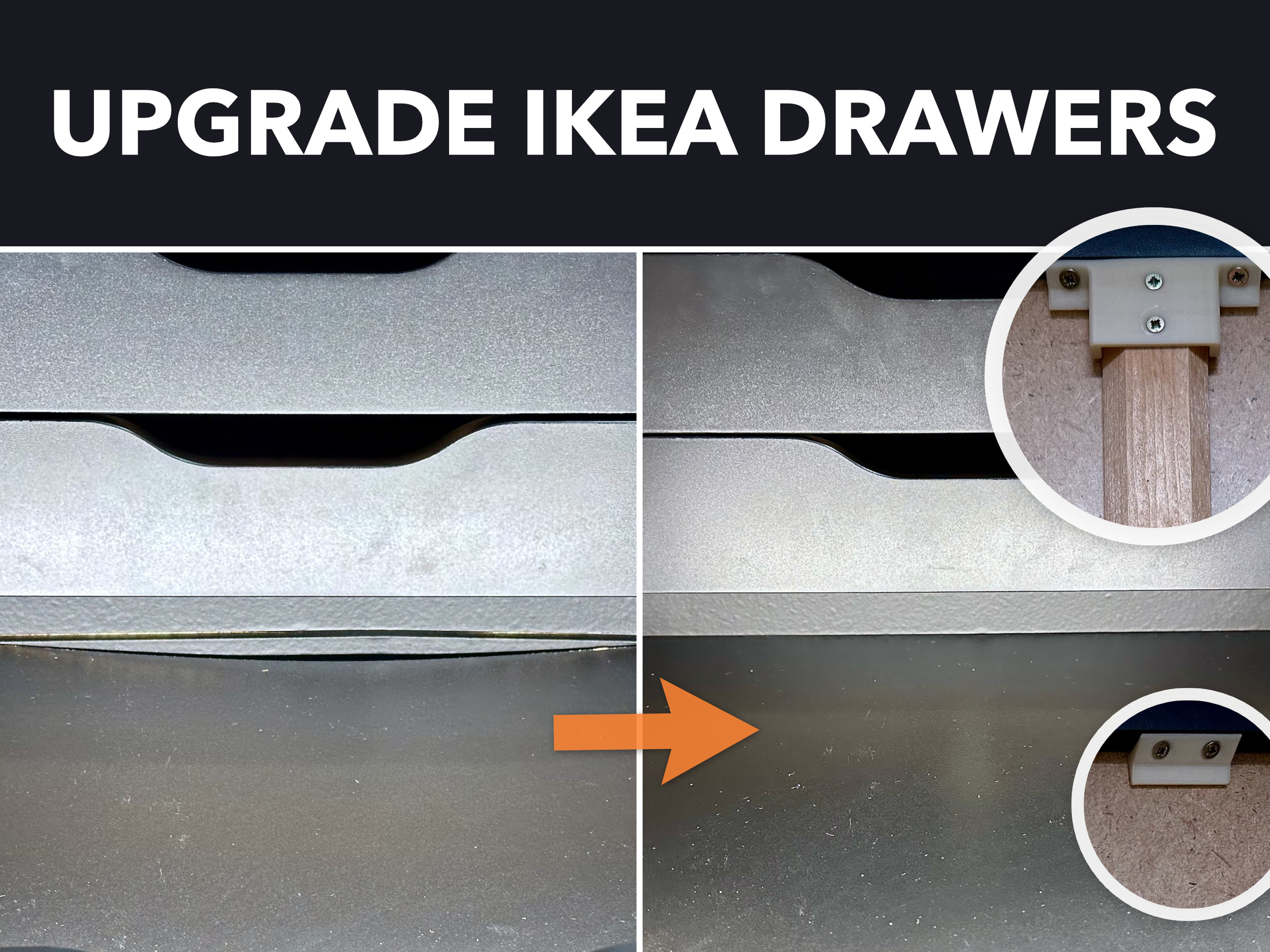 IKEA Alex Drawer Upgrade