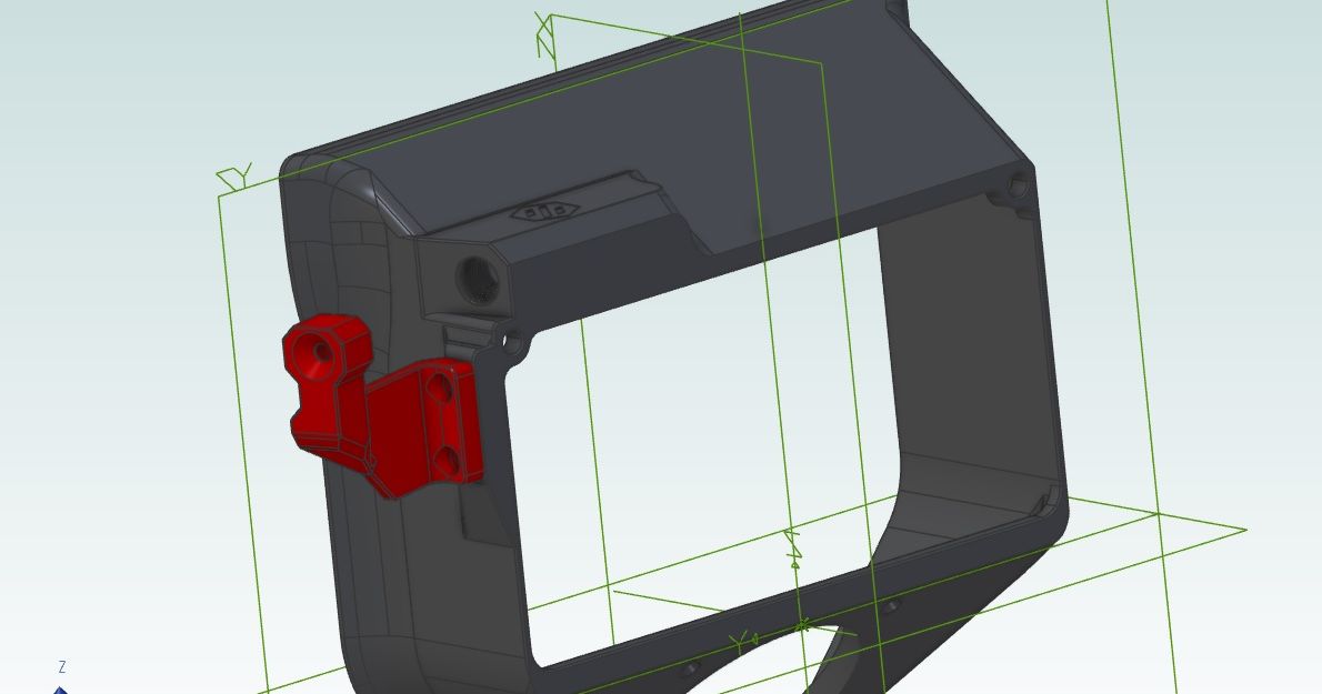 Voron 2.4 Exhaust Housing, Side Tube Entry. By Ken226 | Download Free ...