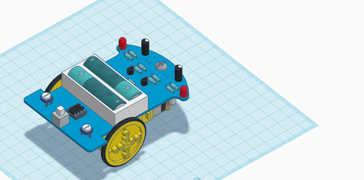 DIY Kit Intelligent D2-1 Line Follower Tracking Smart Car Robot Electronic  USA