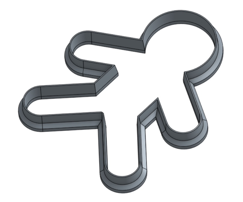 Gingerbread man cookie cutter