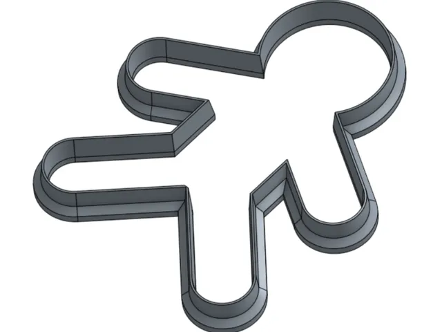 Gingerbread man cookie cutter
