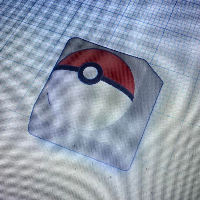 Pokemon Pokeball keycap