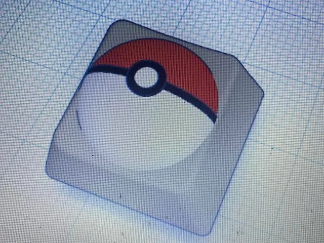 Pokemon Pokeball keycap