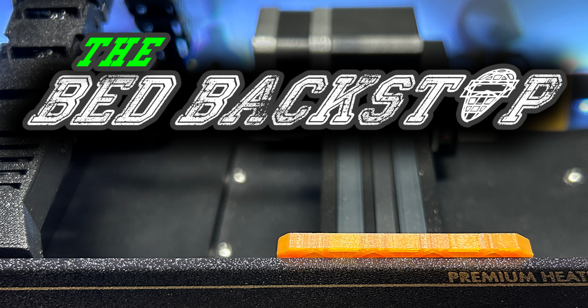 The Bed Backstop by K2_Kevin Download free STL model