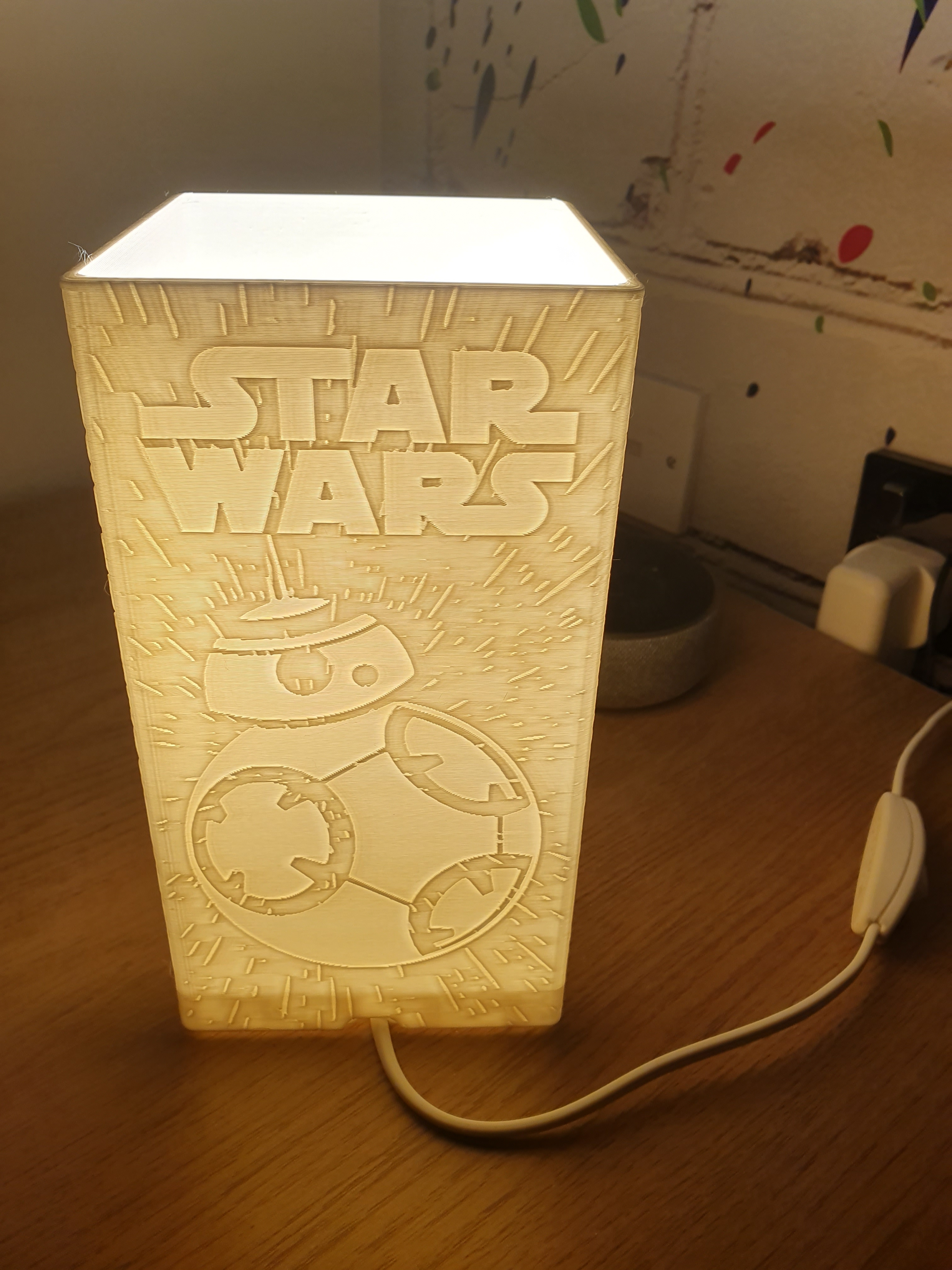 Star Wars Lamp using IKEA GRÖNÖ lamp holder