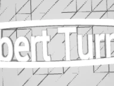 Robert Turner rocking name plate
