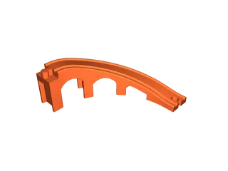 Upright Print Brio 90 Degree Bridge Ramp by anselor | Download free STL ...
