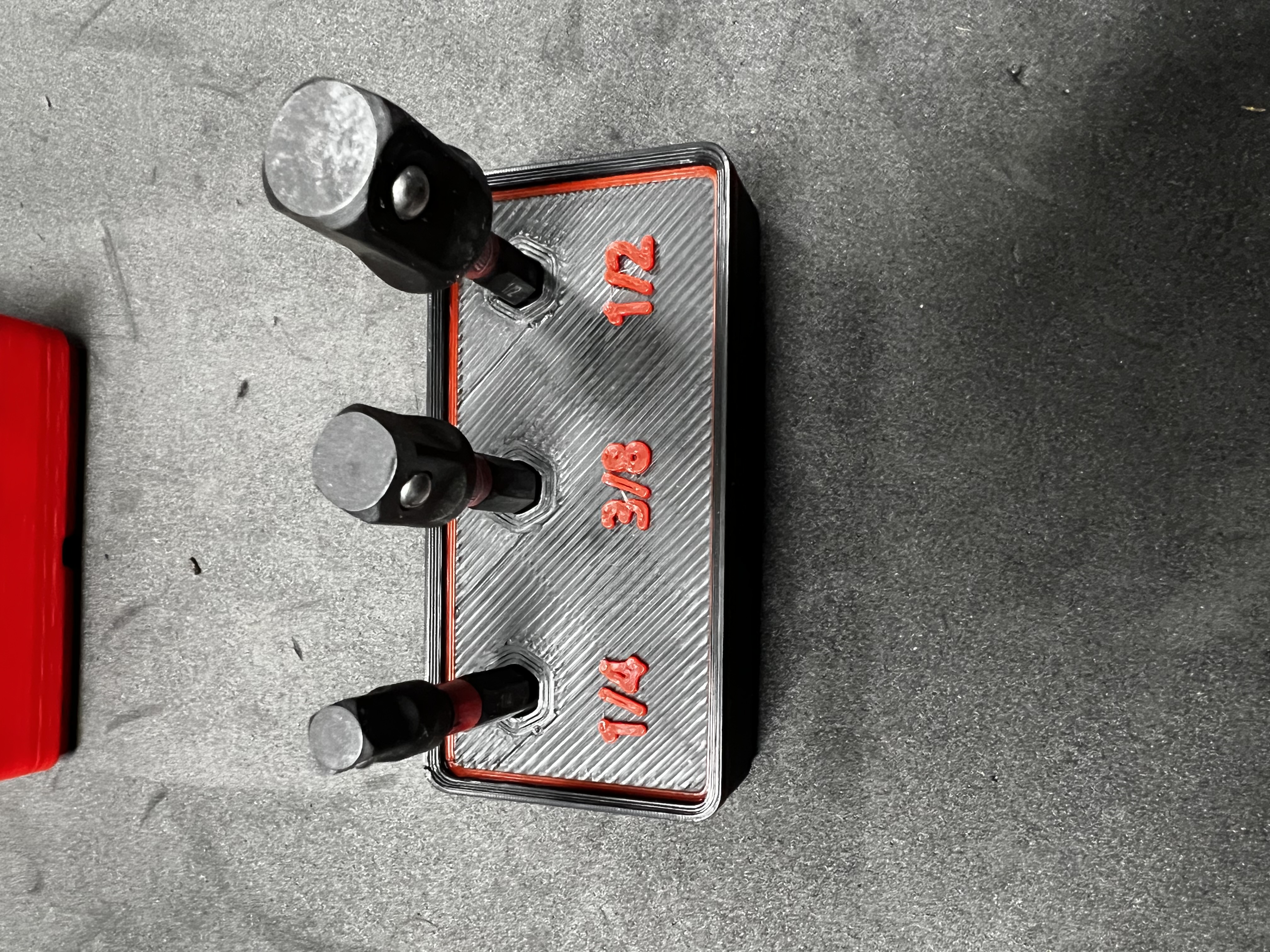 Gridfinity Impact Socket Adapter Holder