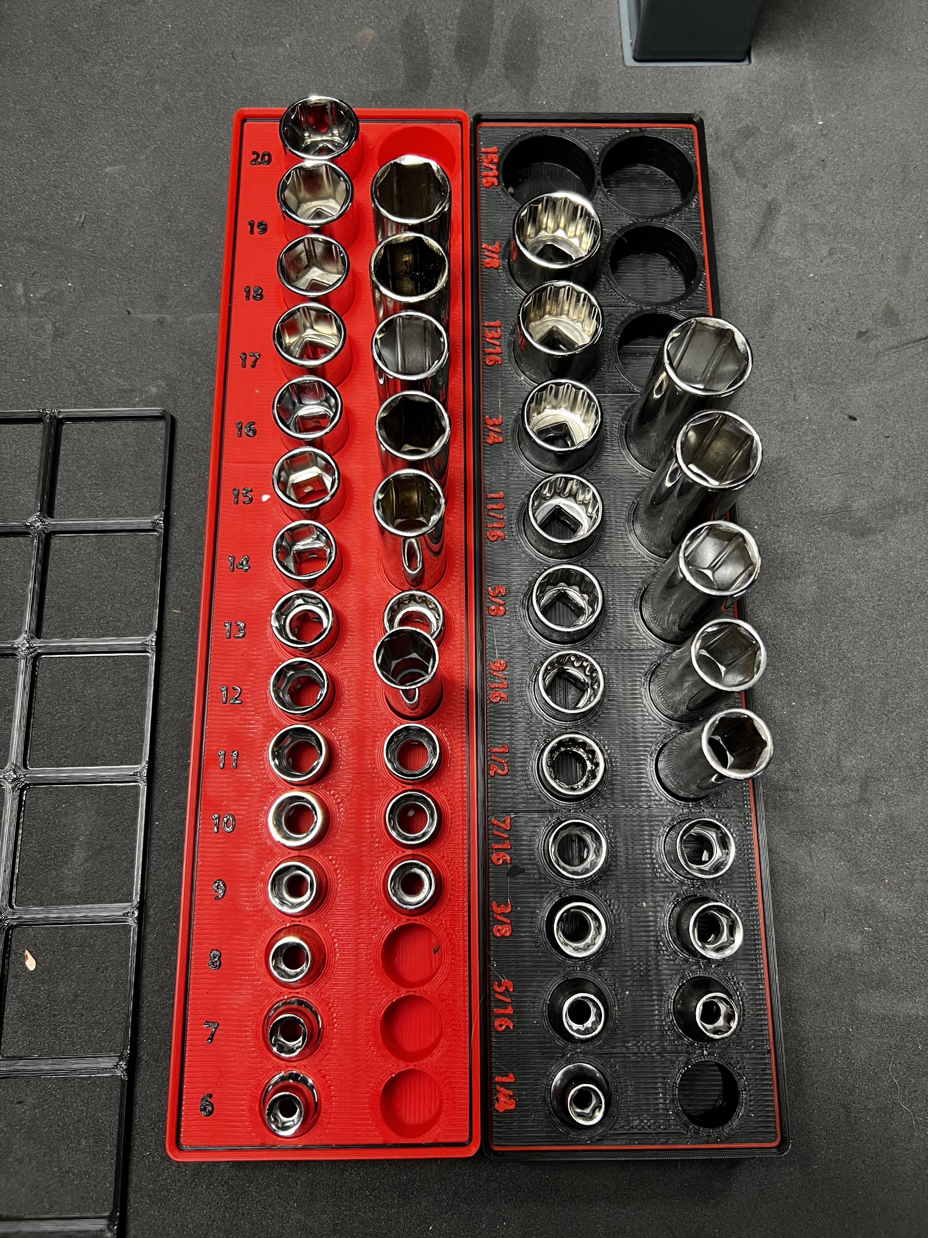 Gridfinity 3/8 Drive Socket Holder