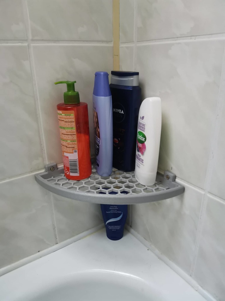 Shower gel/shampoo holder by Iks Ypsilon Download free STL model