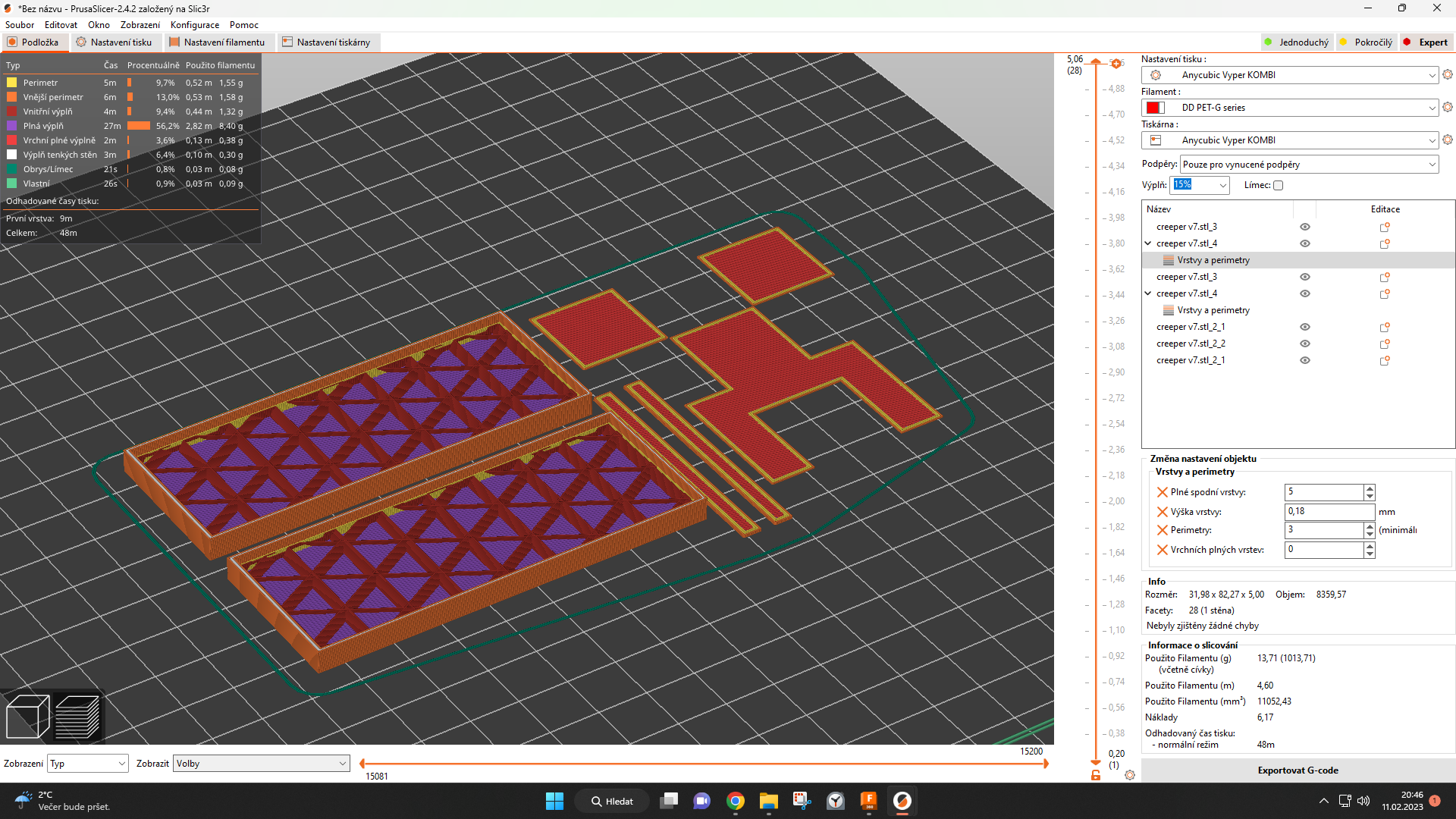 Miniatura 7 do modelo 3D Creeper lamp