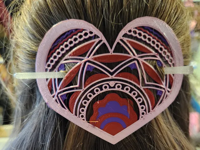 Valentine's Heart Hair Accessory