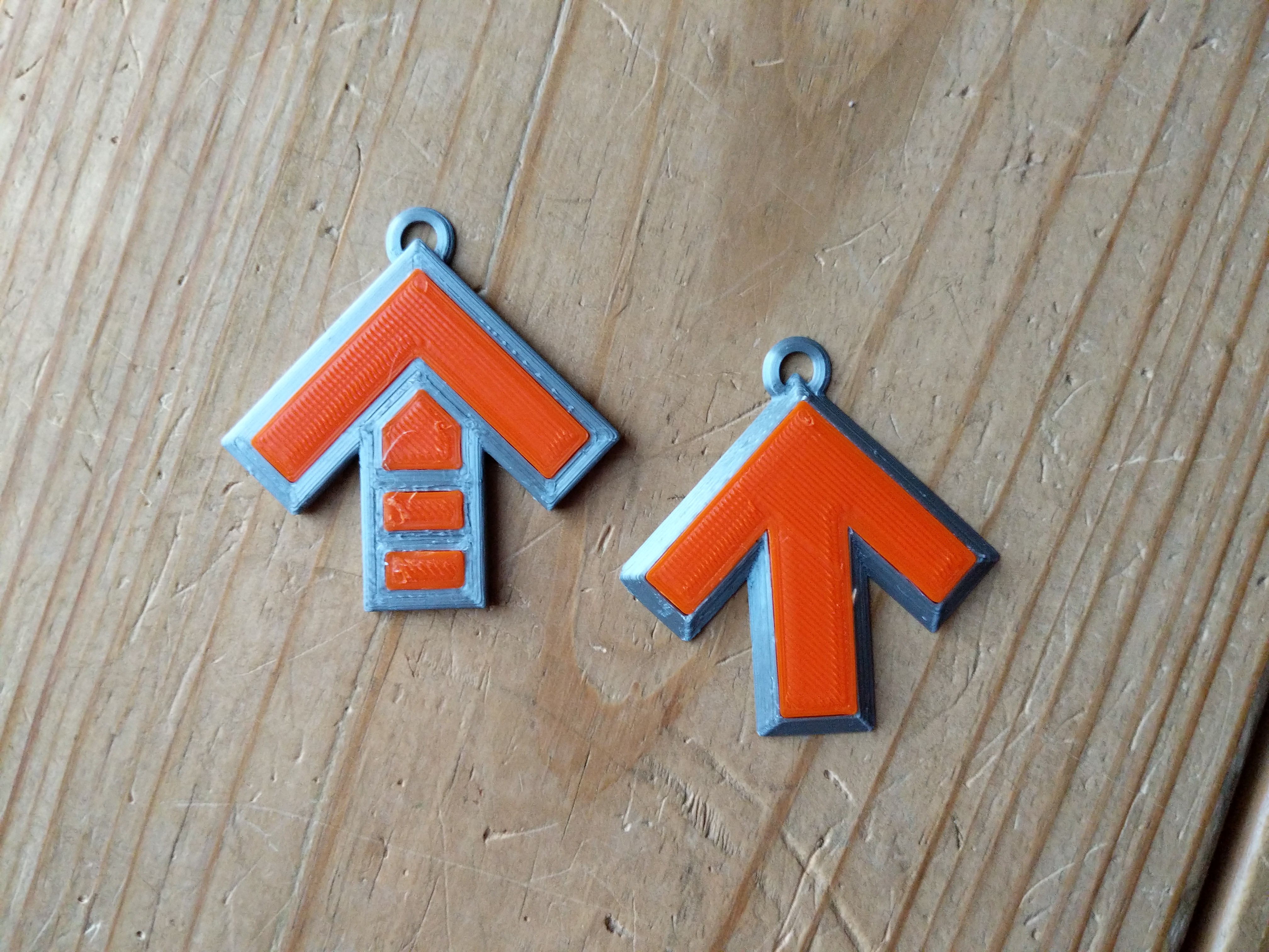 ITG (In The Groove) Arrow Keychains V2