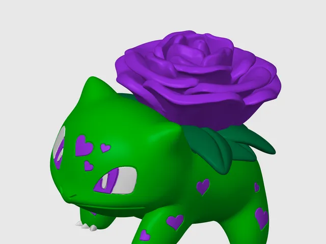 POKEMON - VALENTINES DAY BULBASAUR Bambu Lab Color AMS