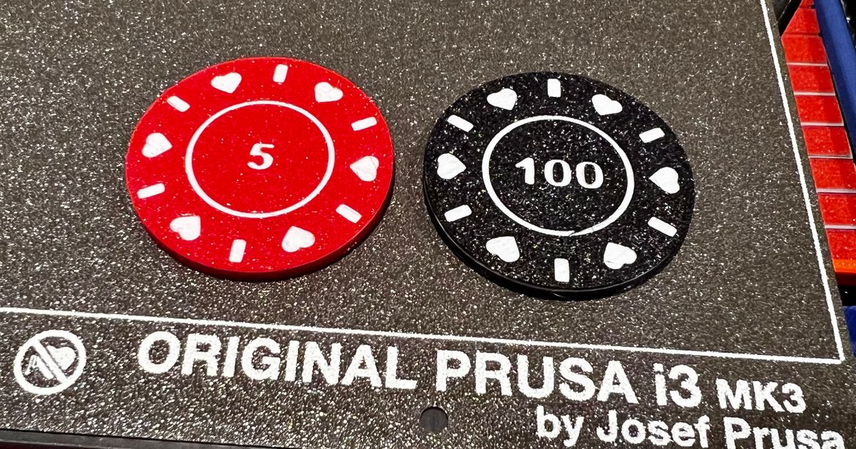 Poker Chips by netpaq Download free STL model