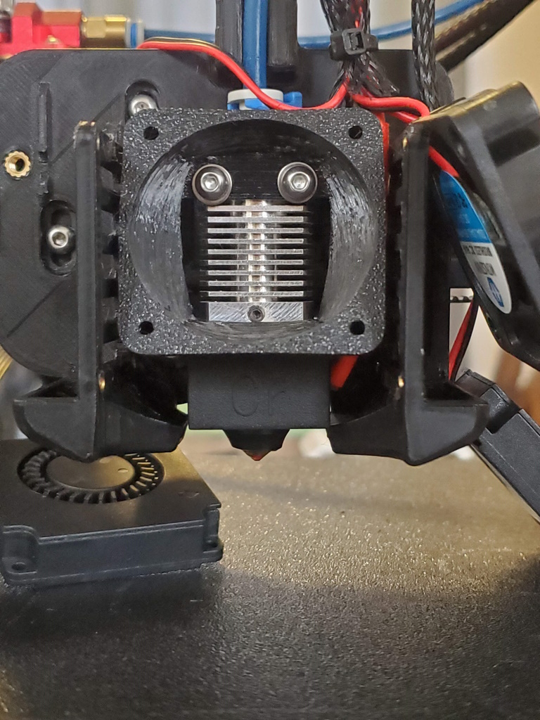 Dual Cooling Fan Upgrade with BLtouch Mount for Creality Ender 3 V2 (Remix)  by Roland Deschain, Download free STL model