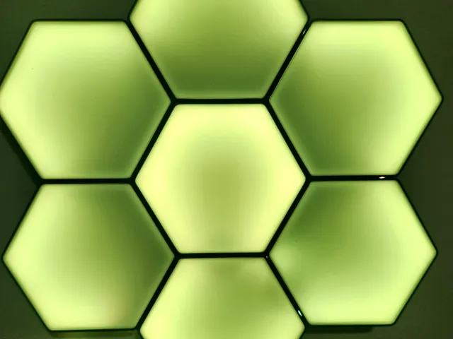 Hexagon Neopixel/LED Nanoleafs (No Screws or Supports Needed!)