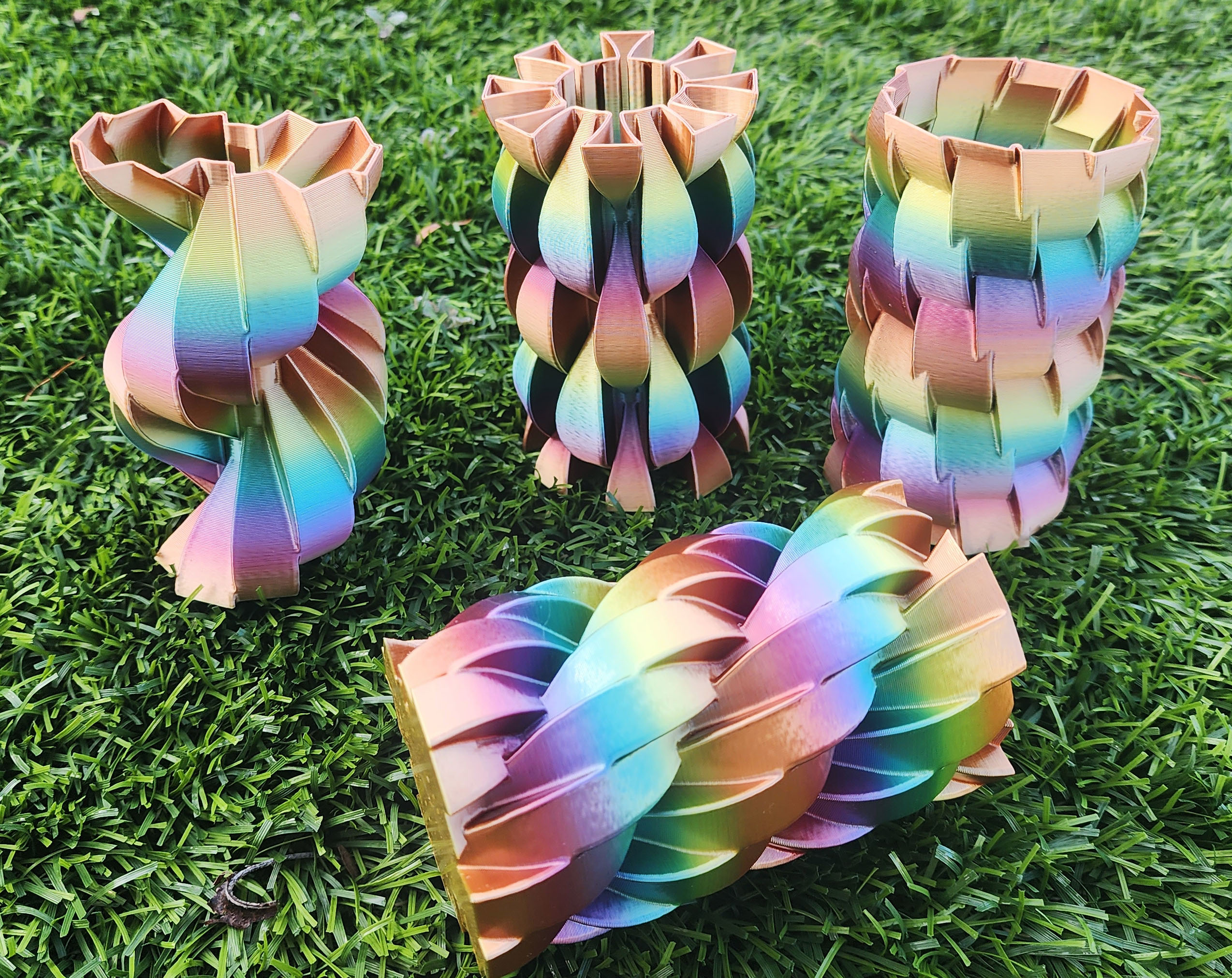 ᛥ Ribbon Spiral Vase Collection ᛥ by Triple G Workshop | Download free STL model | Printables.com