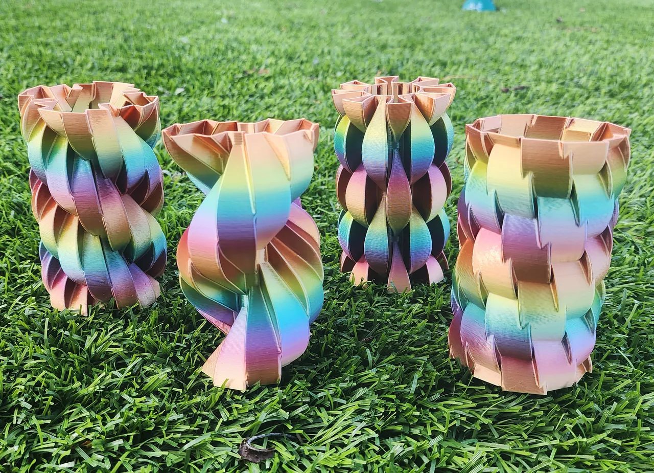 ᛥ Ribbon Spiral Vase Collection ᛥ by Triple G Workshop | Download free ...