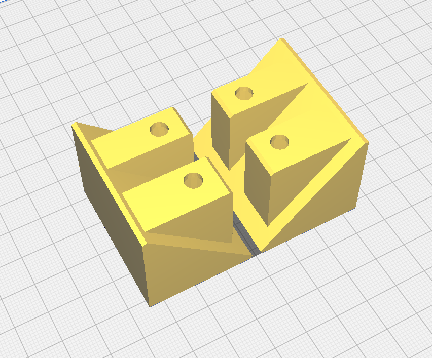 Ender 3 S1 PRO Blank Left & Right Corner Brackets For Editing Or Covers 3D model thumbnail