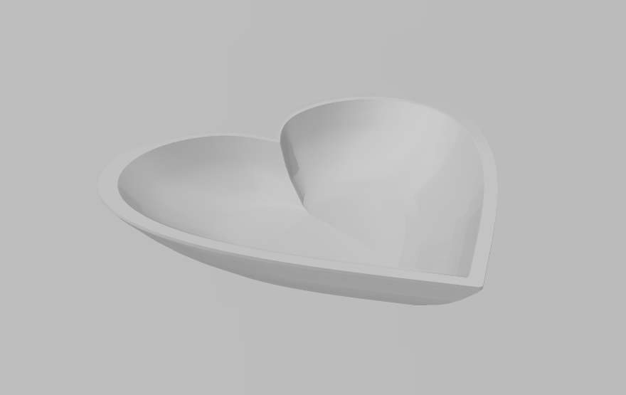 HeartShaped Bowl by WEBB3DMFG Download free STL model