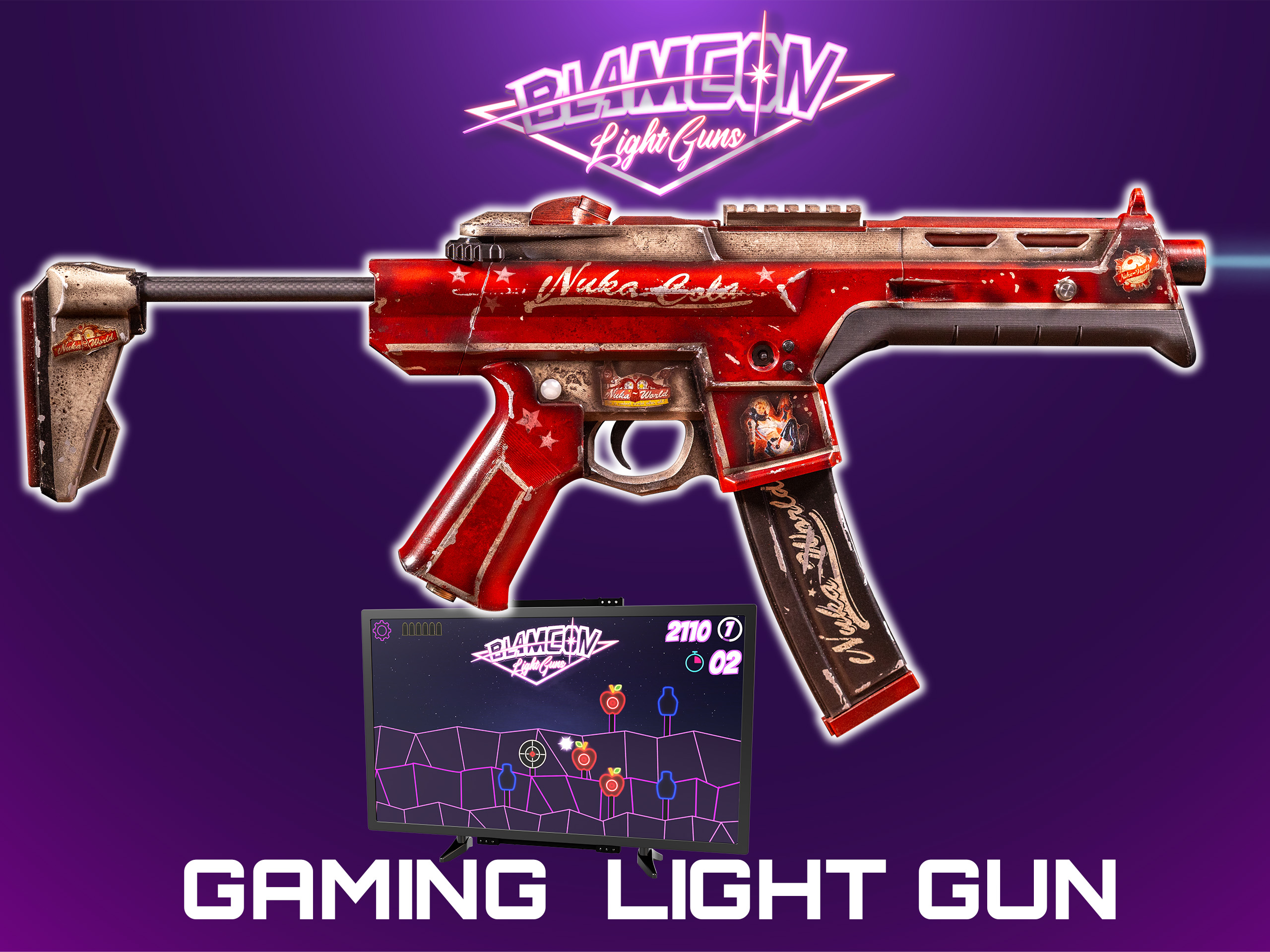 Blamcon Vyper | 3D Printable Light Gun (PC, Mac, Linux)