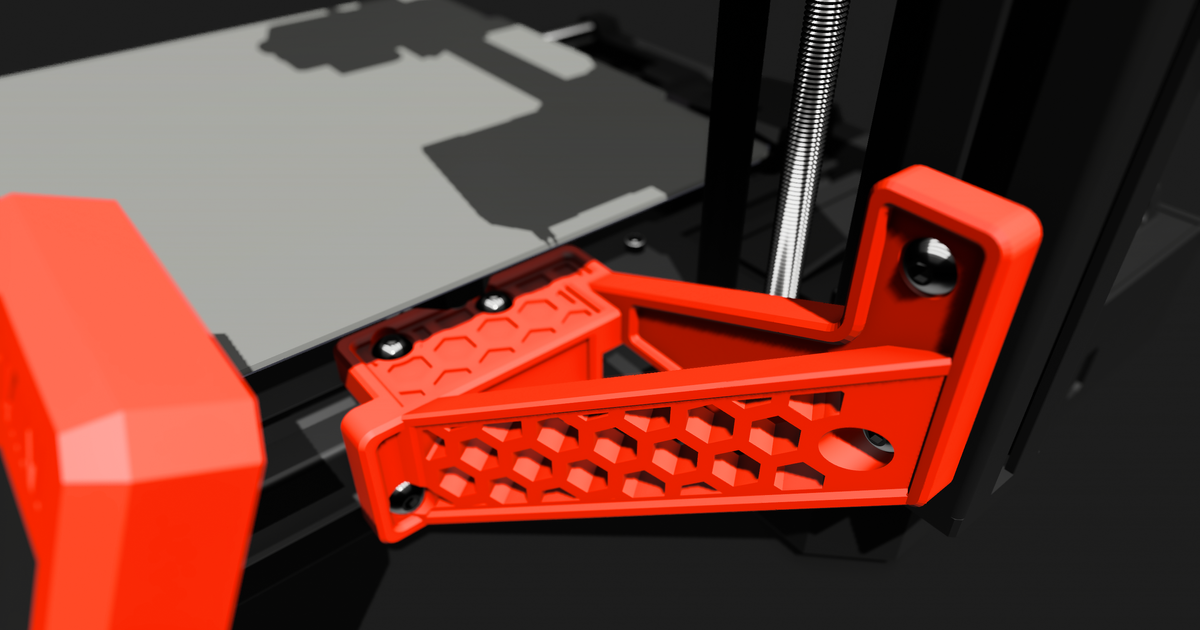 Prusa Mini Z-axis support brace, by MaxT (REMIX) by MaxT